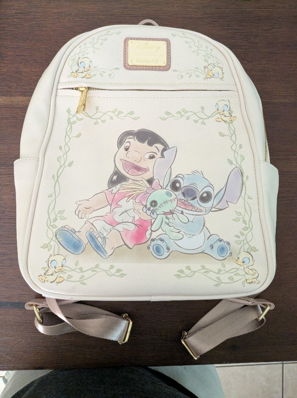Disney Lilo & Stitch Cream Crossbody Bag